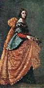 Francisco de Zurbaran Santa Isabel de Portugal oil painting reproduction